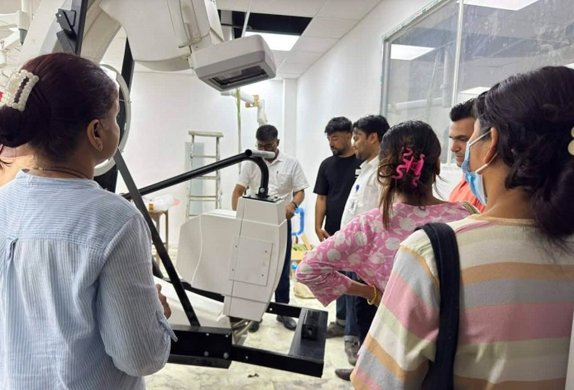 नारायणी अस्पतालमा क्याथ ल्याब मेसिन जडान अन्तिम चरणमा